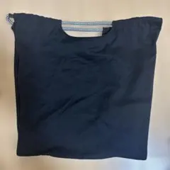 黒のキャンバストートバッグ