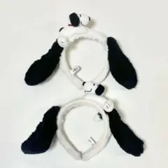 スヌーピー 耳付きカチューシャ 2個セット