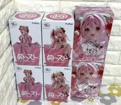 桜ミク フィギュア3種　ランワン限定温感タンブラー2種 桜ミク フィギュア3種 ランワン限定温感タンブラー2種 - メルカリ