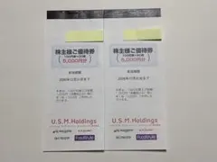 USMH　株主優待券　10000円分　ユナイテッドスーパーマーケットのサムネイル
