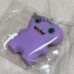 キャラクター ボールチェーン付き　ファグラー　紫　ガチャガチャ　キーホルダー