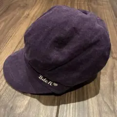 B de R パープル コーデュロイキャップ SS キャスケット　ベレー帽