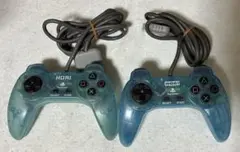 HORI PlayStation コントローラー クリアブルー 2個セット