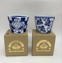 ヒステリックミニ陶器お猪口2個セット新品箱付のサムネイル