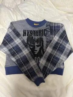 HYSTERIC GLAMOURジャカード ショート丈スウェット