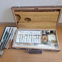 名村大成堂・ホルベイン・文房堂】高級油絵画材セット まとめて17点