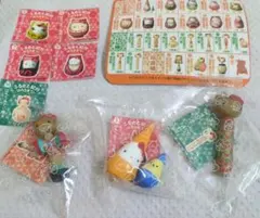 ハローキティ　ふるさと紀行　だるま編　こけし編玩具編　３個セット