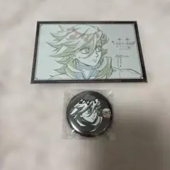 鬼滅の刃　ufotableDINING お楽しみくじ　缶バッジ　ポスカ　童磨