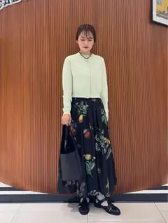 新色　CABaN コットンカシミヤ クルーネックカーディガン【翌日発送】