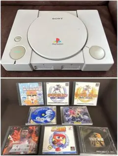 SONY プレイステーション 本体　SCPH-5500 ソフト8点セット