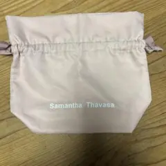 Samantha Thavasa ピンク 巾着ポーチ