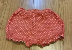 赤い水玉模様のパンツsize80cm