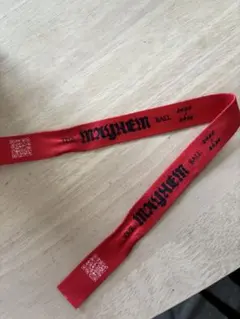 LADY GAGA 　MAYHEM BALL 赤リストバンド