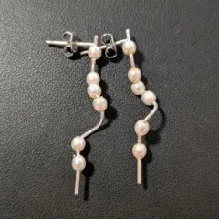 ピアス　パール　ホワイト　結婚式　パーティー