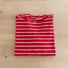 UNIQLO ボートネック ボーダー長袖Tシャツ カットソー