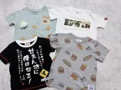 キッズ 半袖Tシャツ 4枚セット EDWIN Buddy Lee