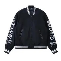 Stussy スタジャン ブラック
