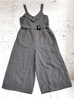 AIRLY momoチェック柄オーバーオール130cm女の子ズボン