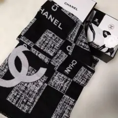 CHANEL 非売品　スカーフ CHANEL スカーフ ネイビー ホワイト シルク | MixTHINKS（ミックス