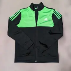 adidas ジャージ ブラック/グリーン J160