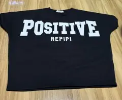 repipi armario 半袖Tシャツ 黒 XS （140）