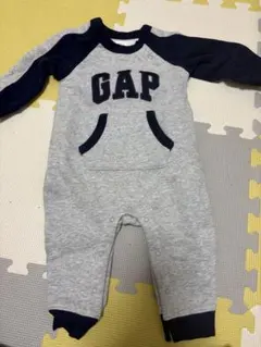 GAP ロンパース 6-12ヶ月 グレー/ネイビー
