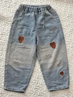 ❀SHEIN❀刺繍入りデニムパンツ 110㎝