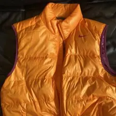 Nike Golf ダウンベスト XL オレンジ/パープル中古品　最終価格！
