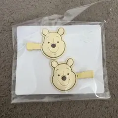 《新品》ディズニーストア♡ヘアクリップ・プーさん 前髪クリップ