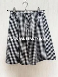 【ナチュラルビューティーベーシック】フレアスカート XS