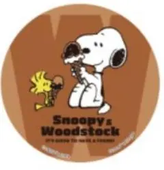 ピーナッツ　パズル型 バッジ　スヌーピー ＆ ウッドストック 1