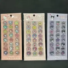今だけお値下げ中！正規品3点セット売り　キティ&クロミ&マイメロ　おはじきシール