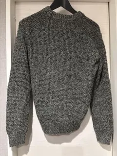 ユニクロ　セーター　ミドルゲージワッフルクルーネック