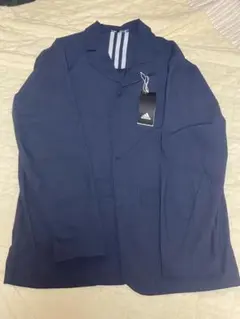 【最終値下げ】adidas タグ付テーラードジャケット L ネイビー