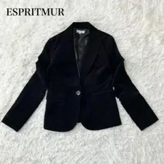 ESPRITMUR テーラードジャケット フォーマル ベロア 上品 セレモニー