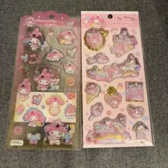 マイメロディ ドロップジェリーシール　キラキラカプセルシール