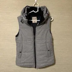 ベスト ダウンベスト（コットン） グレーベスト
