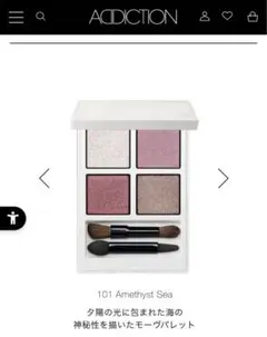 限定 ADDICTION ザアイシャドウパレット アウトオブユアシェル 101