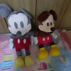ミッキーマウスぬいぐるみ2個セット