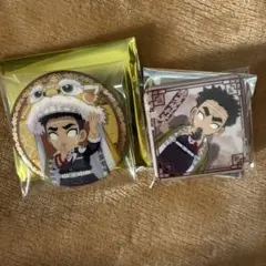 鬼滅の刃 中国限定 非遺シリーズ　中国楽器　悲鳴嶼行冥　缶バッジ