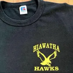 デッドストック USA製 90s シングルステッチ ラッセル Tシャツ 黒 XL