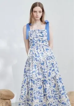 Estella.k　エステラケー花柄ワンピース 結婚式二次会パーティードレス Estella.k エステラケー花柄ワンピース 結婚式二次会パーティードレス