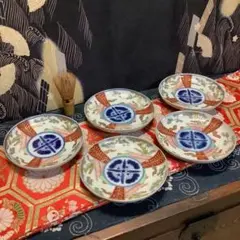 波佐見焼 林九郎作 三ッ足 染錦 貝型 小皿 5客 - メルカリ