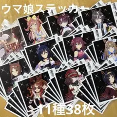 ウマ娘　ラベル缶ステッカー