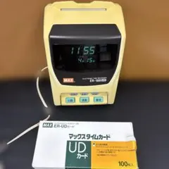 さ*さ様 【動作確認済】MAX タイムレコーダー ER-180UD タイムカードのサムネイル