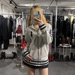 ラルフローレン　ジップアップパーカー　ロゴ入り　3 パーカー　ビックポニー