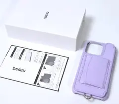 DEMIU ラベンダー 手帳型ケース 新品未使用品 2026年最新】Demiurvo モデル：iPhone 13 Pro iPhone用ケース 手帳型