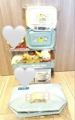 サンリオキャラクターズ　くじ　シナモロール　プリン　ポチャッコ　ラストワン