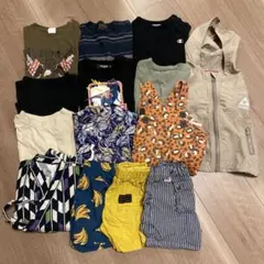 男の子　子供服　14点　まとめ売り　80〜90 夏服　水着　甚平　上着　保育園着