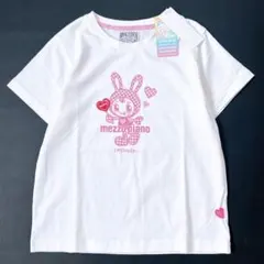 【新品タグ付】メゾピアノ　ベリエちゃん　ラメプリント　Tシャツ　半袖　ルミネ新宿のサムネイル